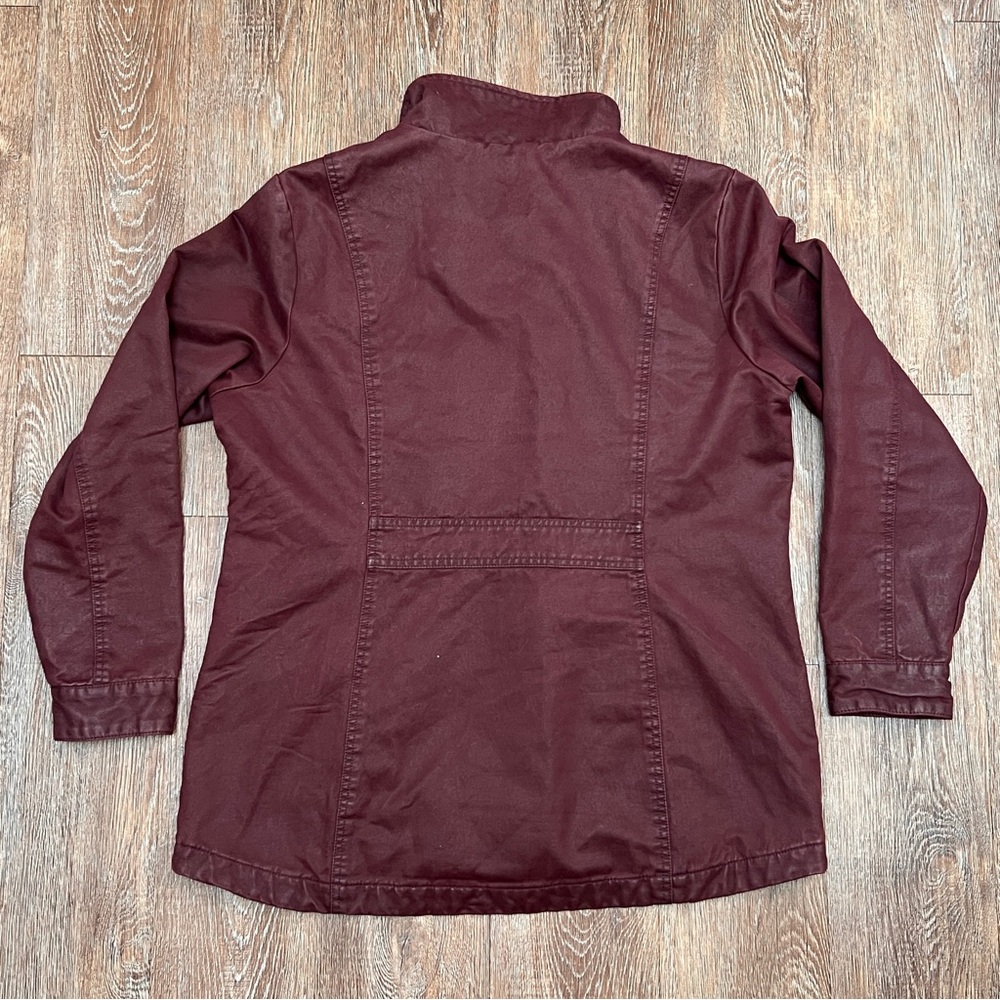Legendary Whitetails Women’s Saddle Country Shirt Jacket - Maroon/Tan - Large - Picture 4 of 11